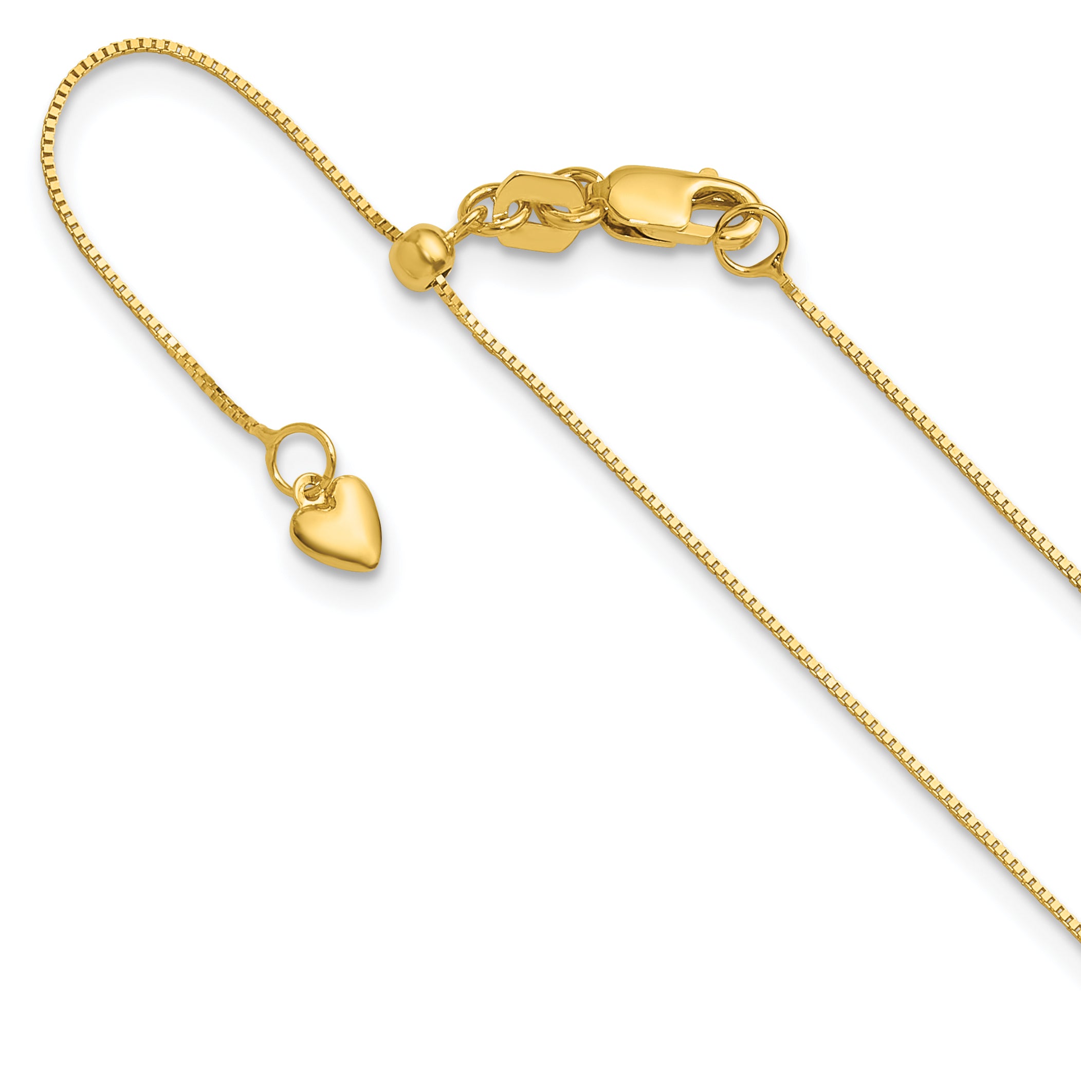 10K Adjustable .7mm Baby Box Chain Main image