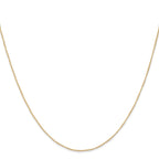 Curb Chain Necklace in 14K Yellow Gold, 0.5mm
