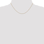 Curb Chain Necklace in 14K Yellow Gold, 0.5mm