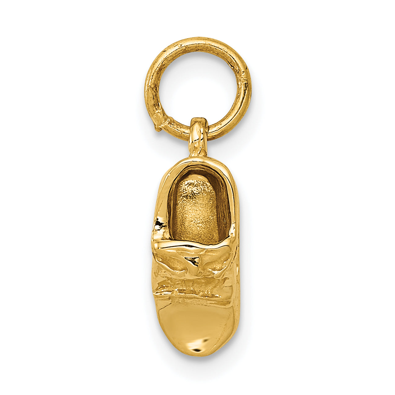 14k  3D Single Baby Shoe Charm Main image