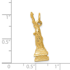 14k  3D Statue Of Liberty Charm