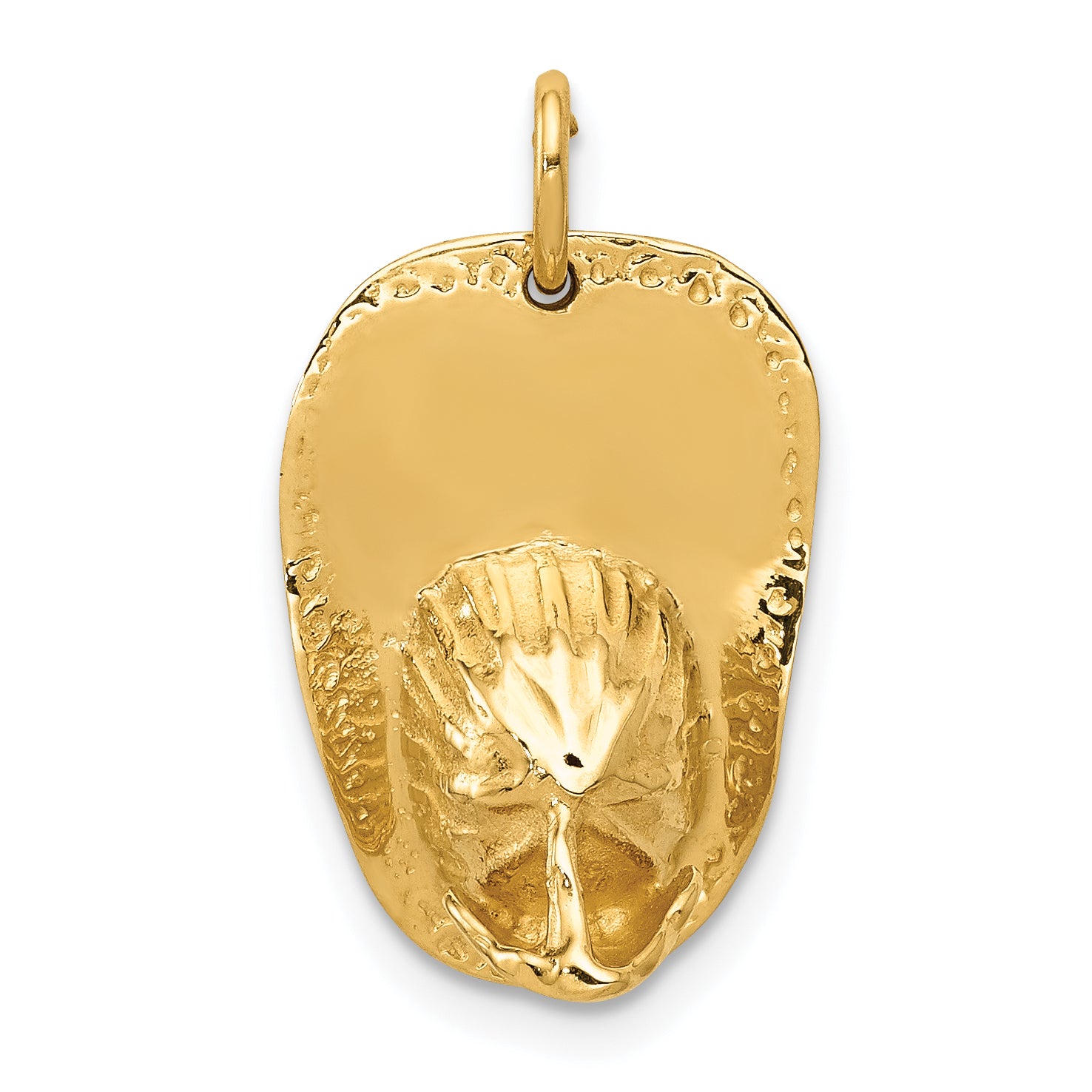 14k 3-D Large Fireman's Hat Charm Main image