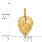 14k  3D Fireman's Hat Charm