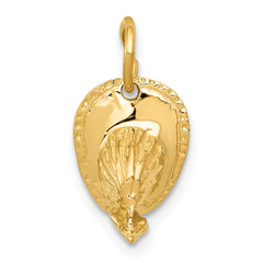14K Gold 3D Fireman's Hat Charm  Themed & Detailed Design