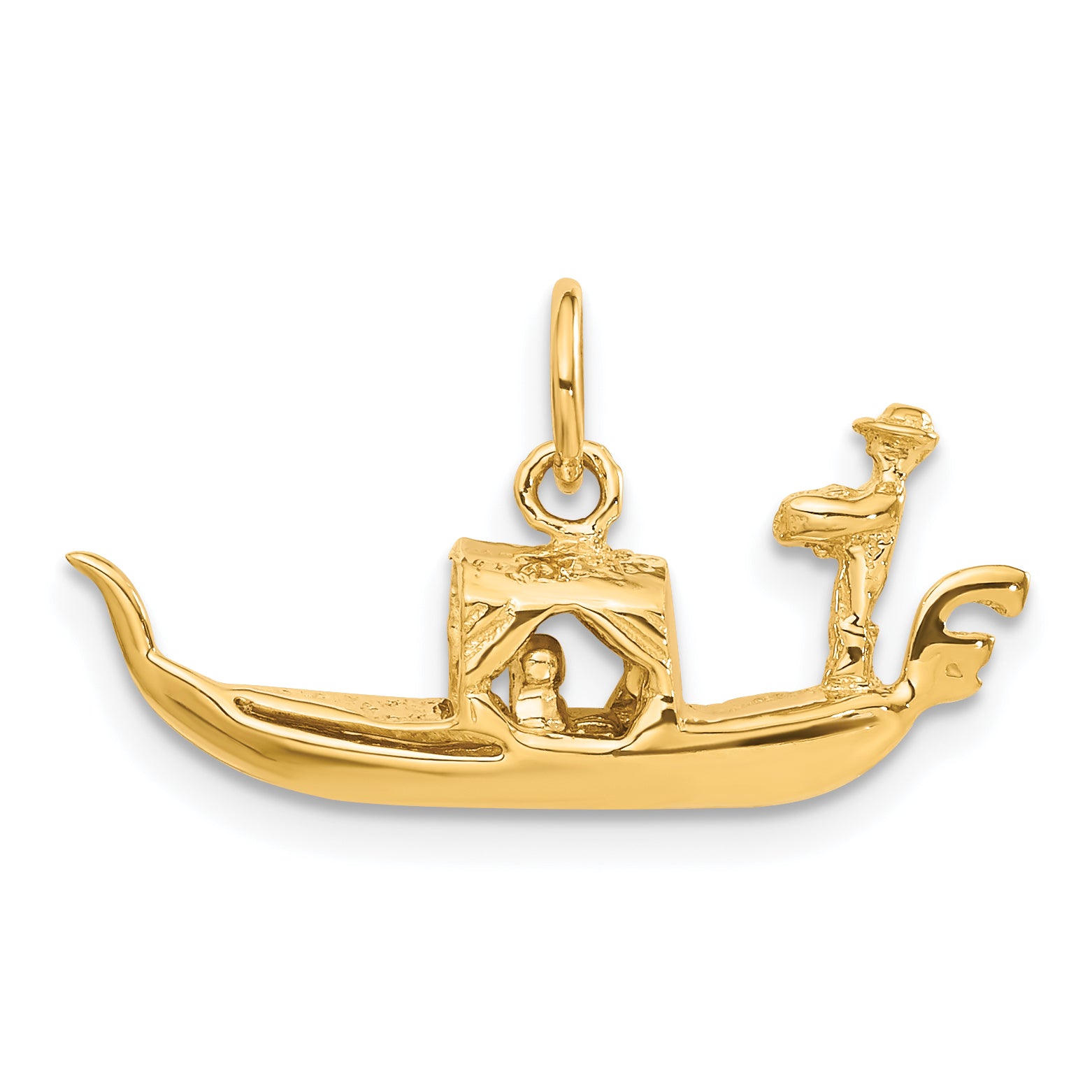 14K  3D Gondola Charm Main image