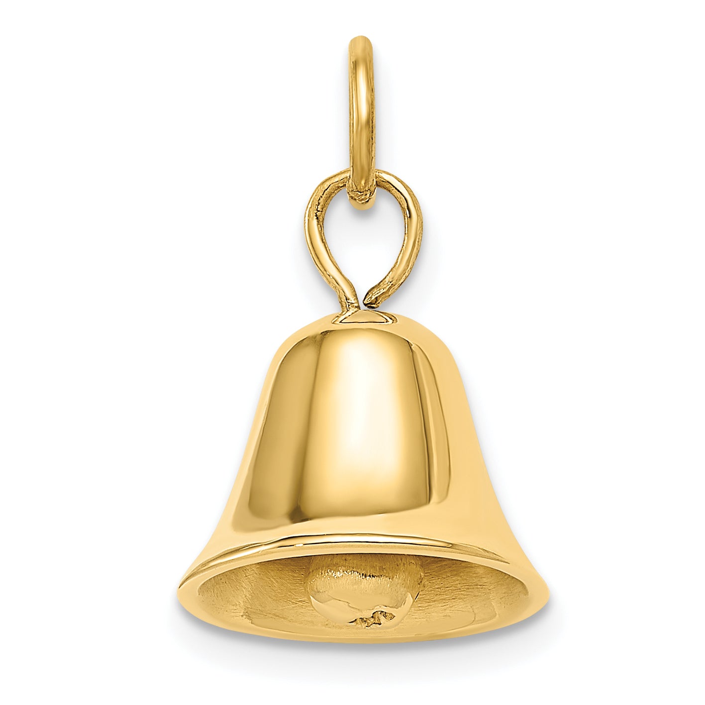 14k Moveable 3D Wedding Bell Charm Main image