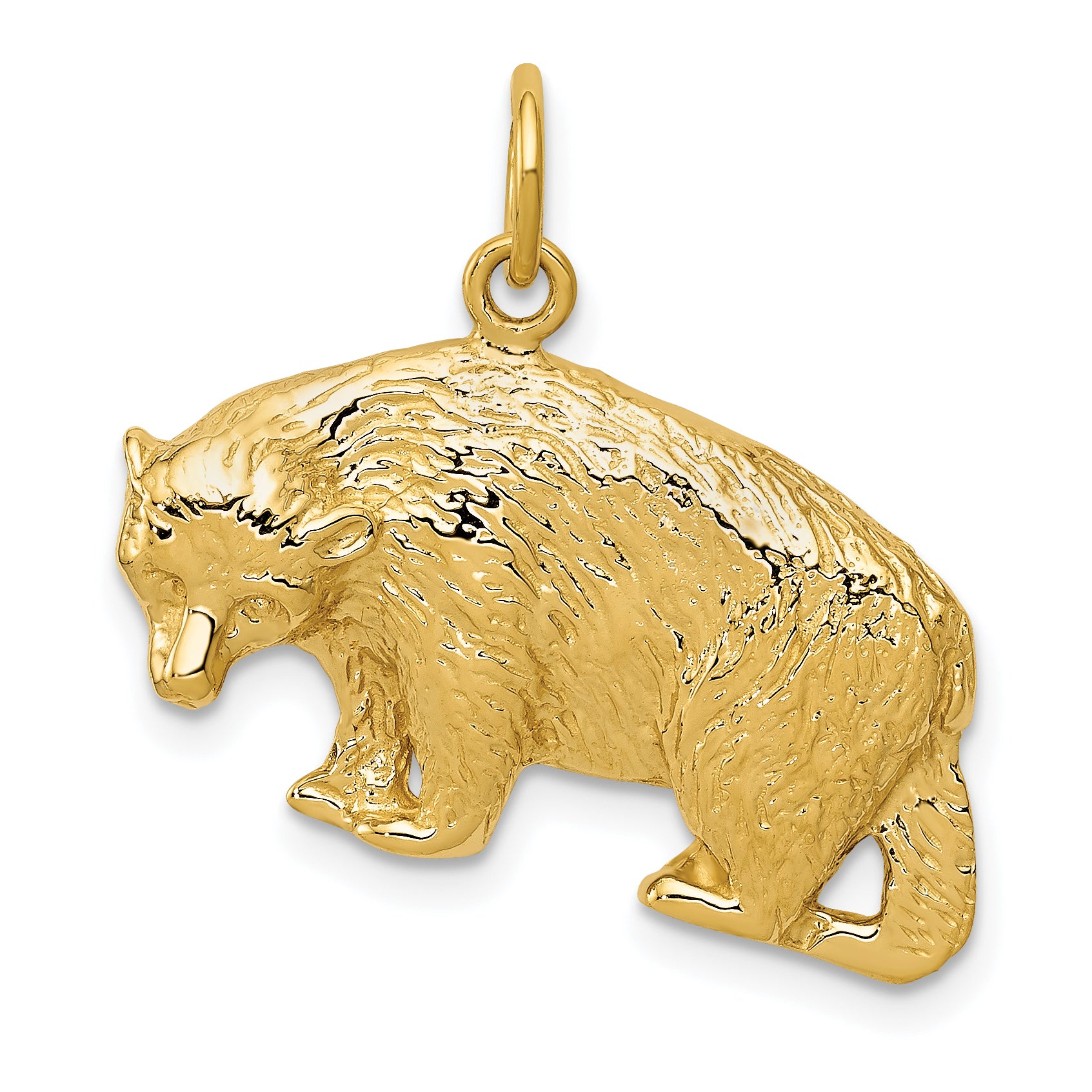 14k Bear Charm Main image