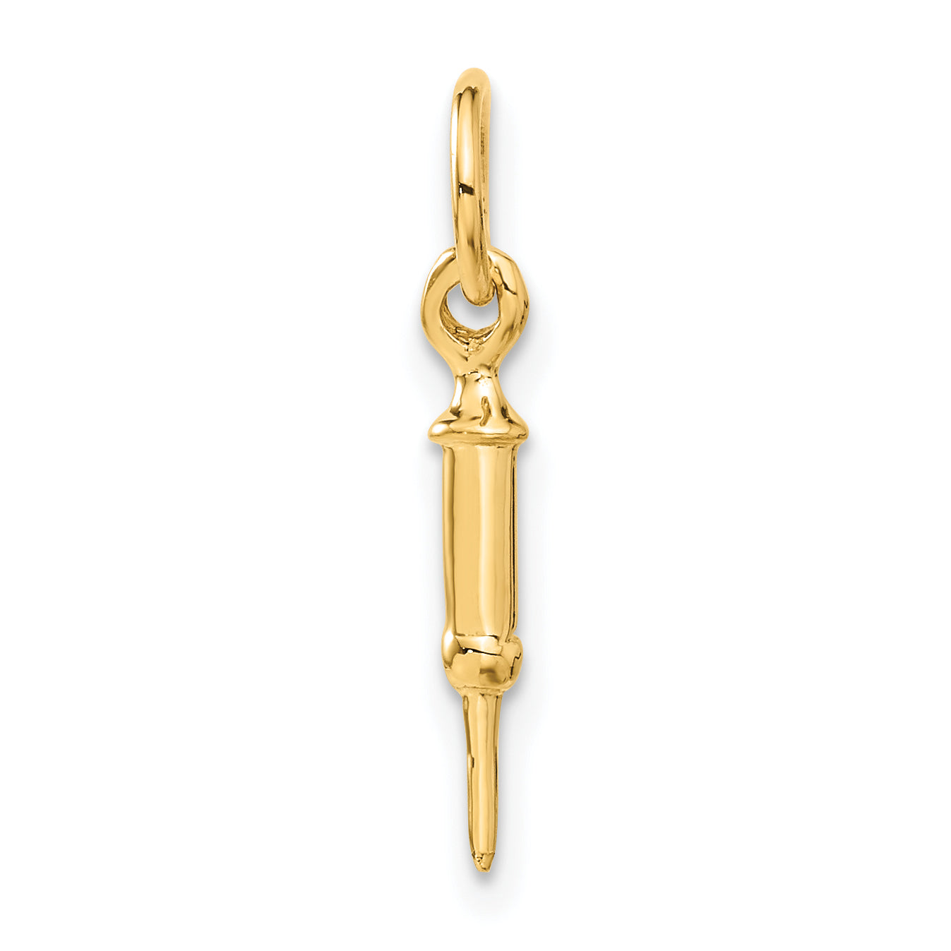 14k Doctors Syringe Charm