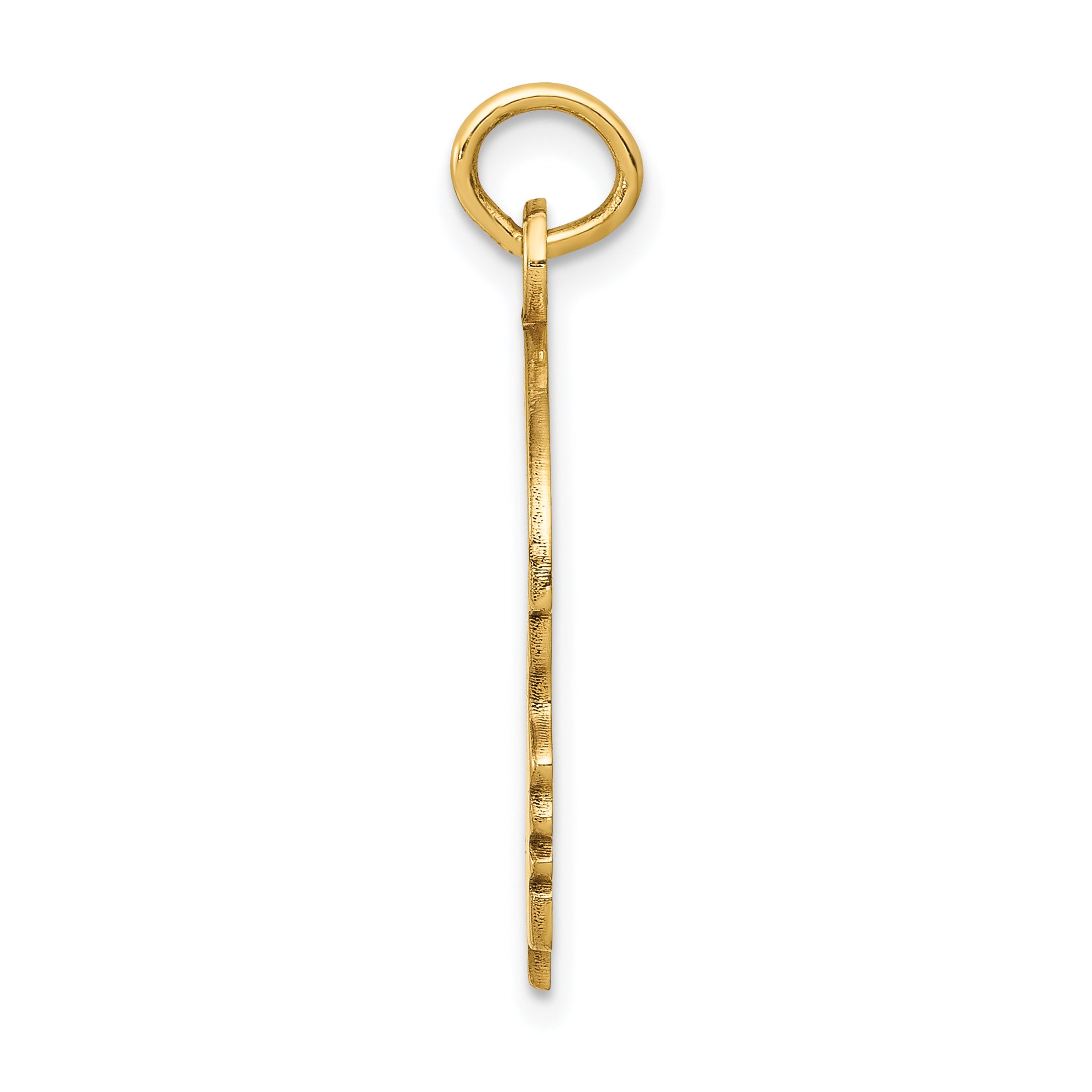 Sophia Jewelers 14K Gold Polished Boys Head Charm Elegant Women's Pendant