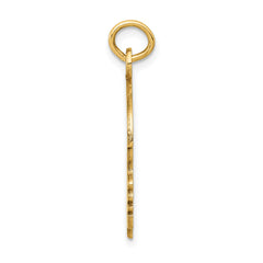 Sophia Jewelers 14K Gold Polished Boys Head Charm Elegant Women's Pendant
