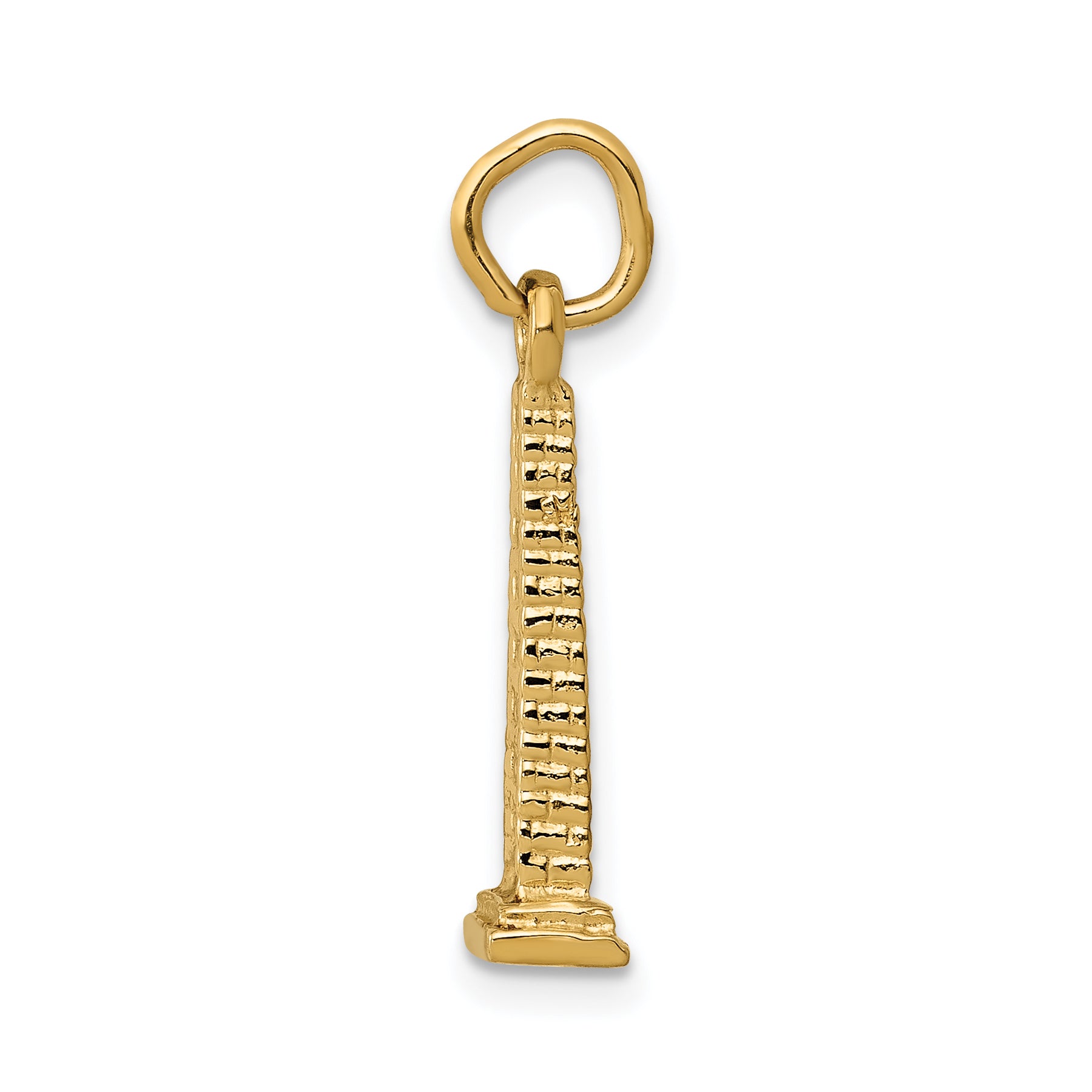 14K Gold Washington Monument 3D Charm with Polished Finish Secondary image