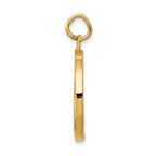 14K Gold Chicago Skyline Charm with Polished Finish