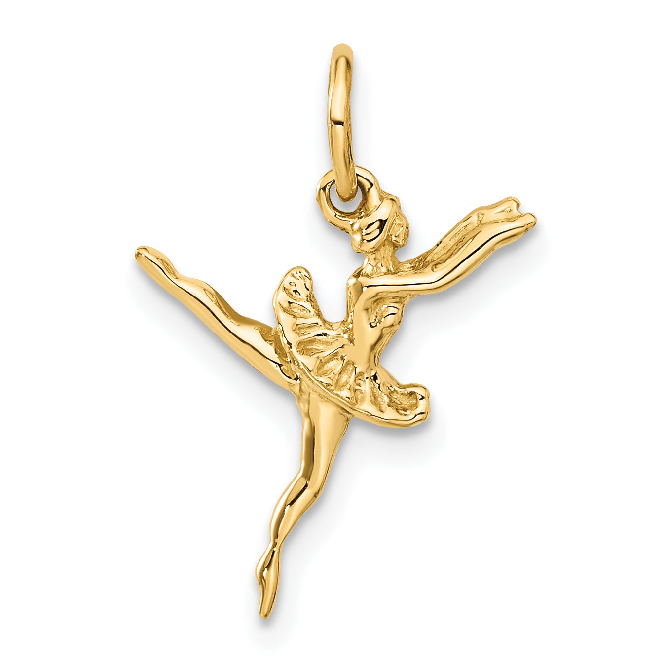 14K  3D Ballerina Charm