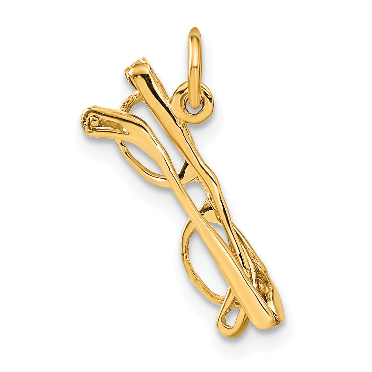 14k Moveable Glasses Charm