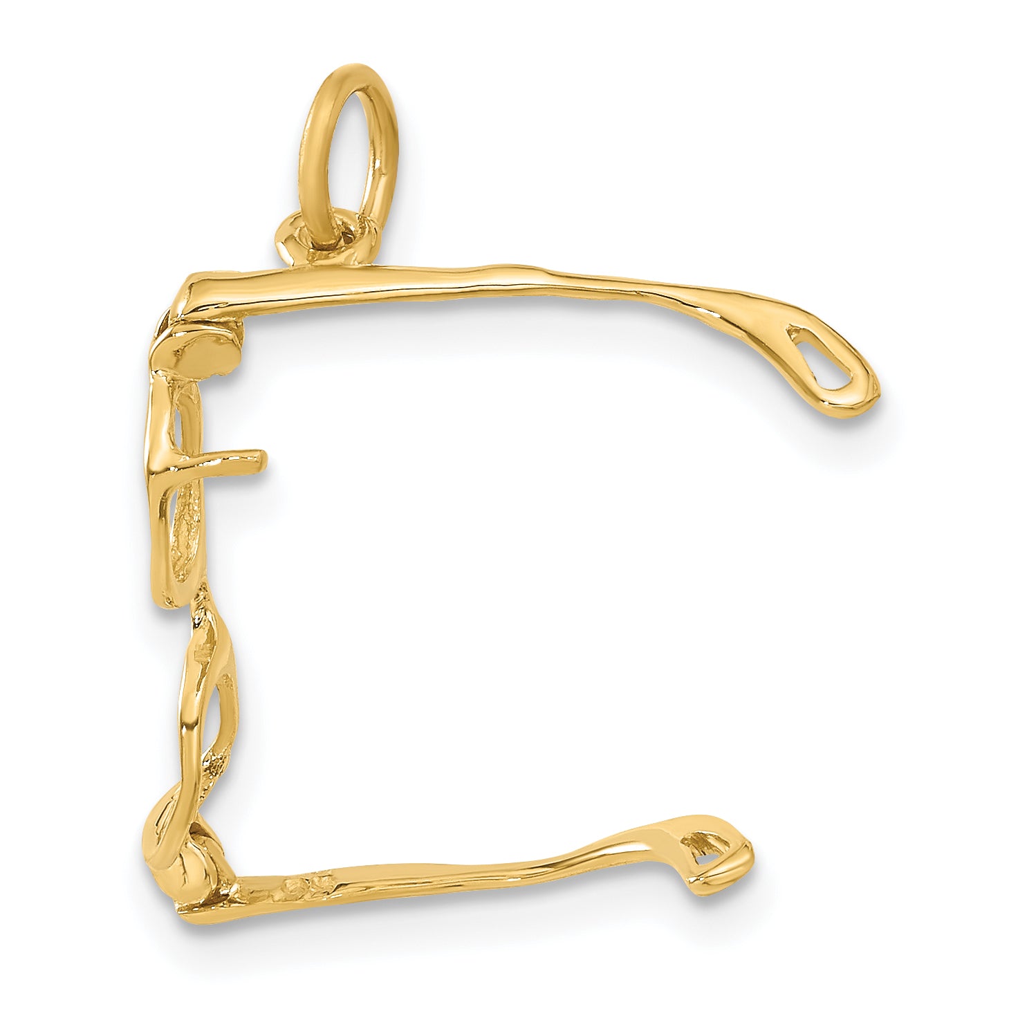 14k Moveable Glasses Charm