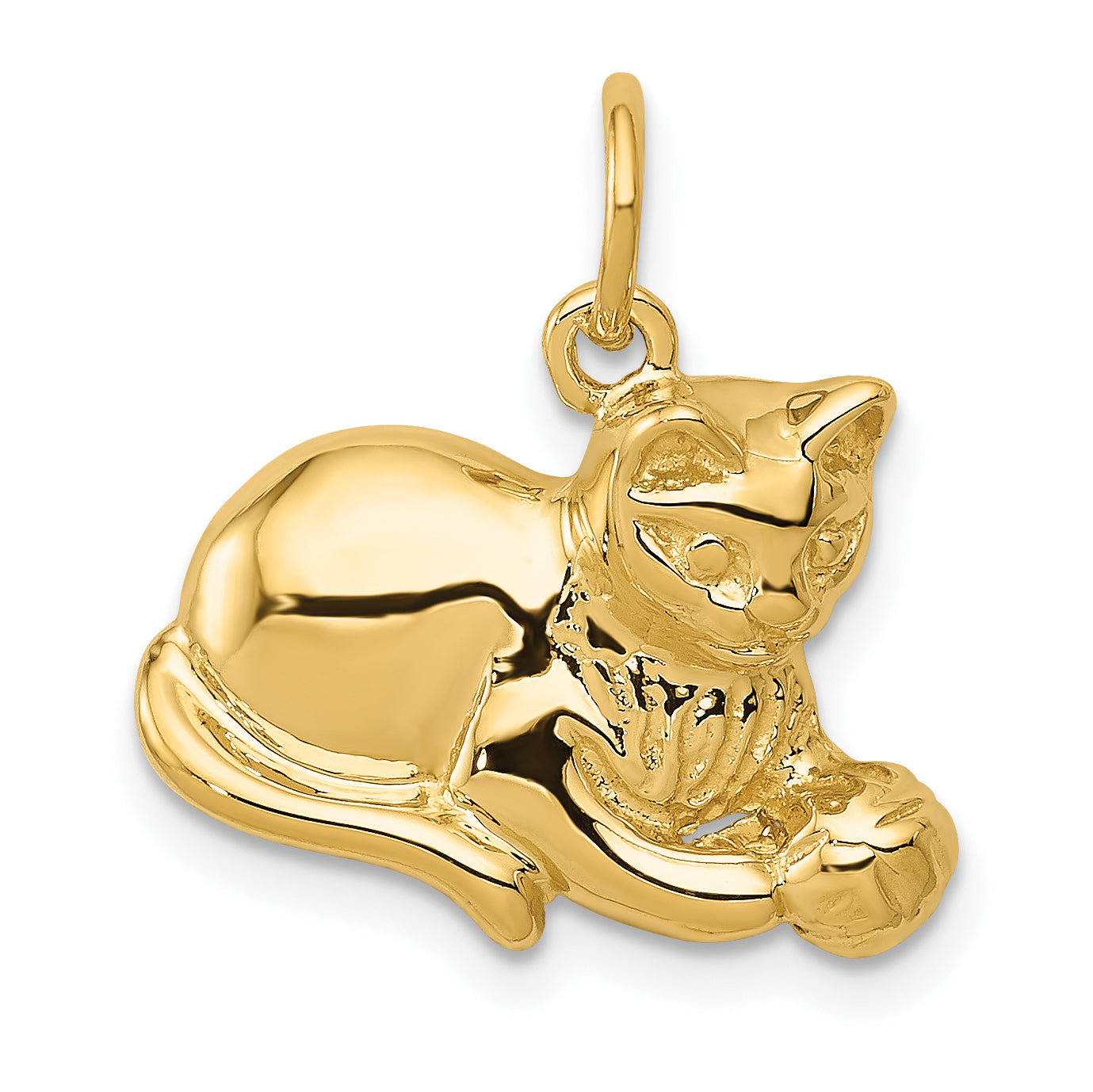 14k Cat Charm Main image
