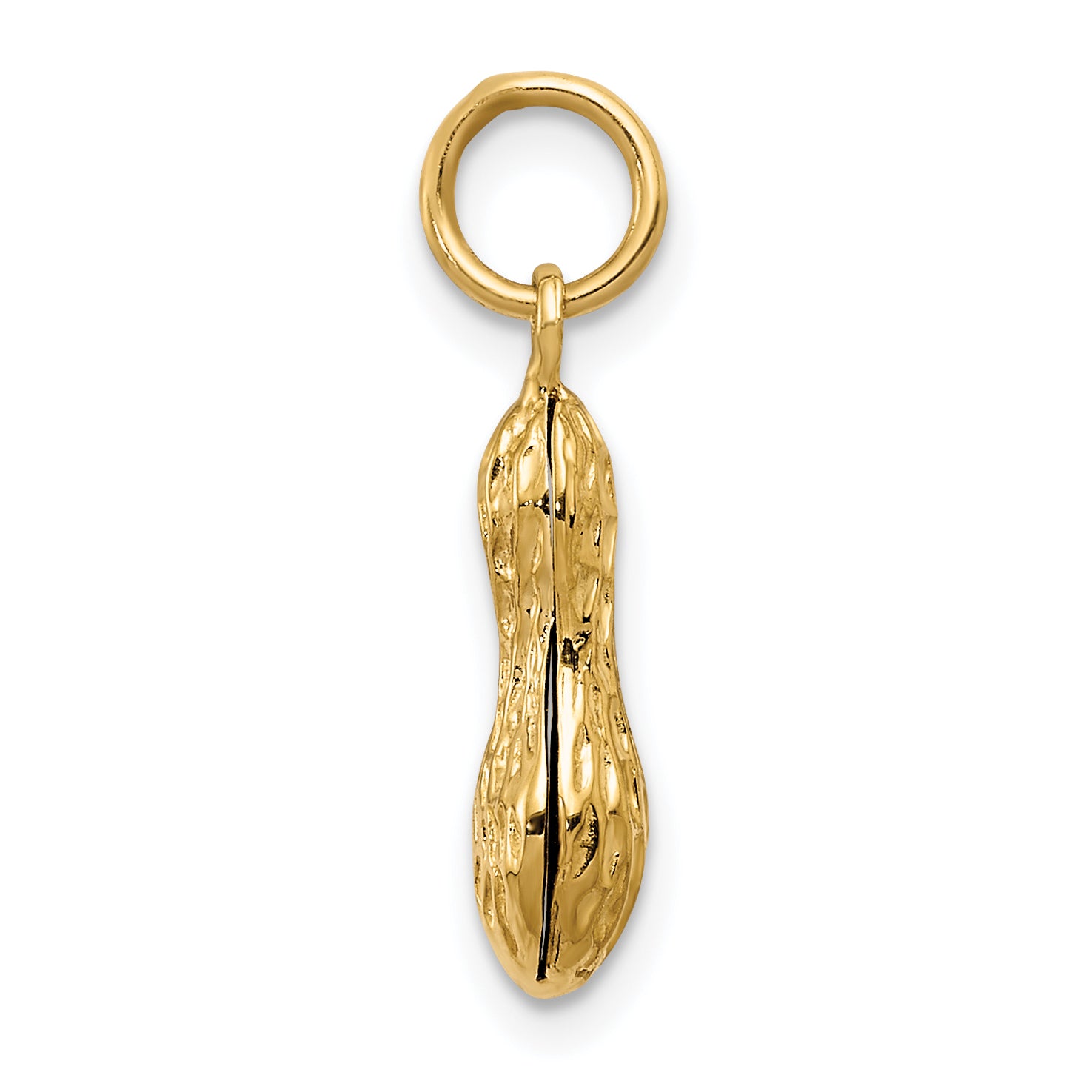 14k 3D Peanut Charm