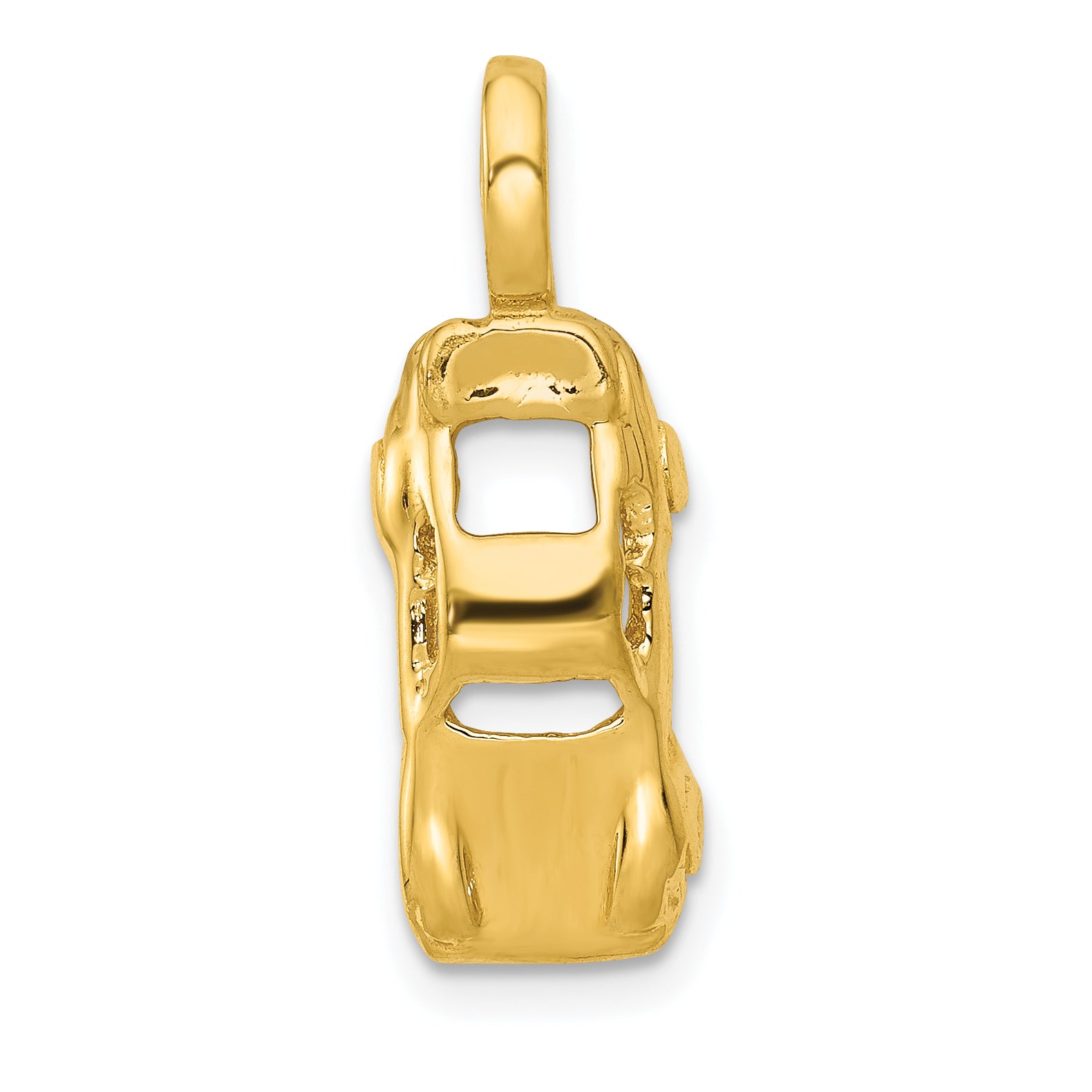 14k 3D Sports Car Charm Main image