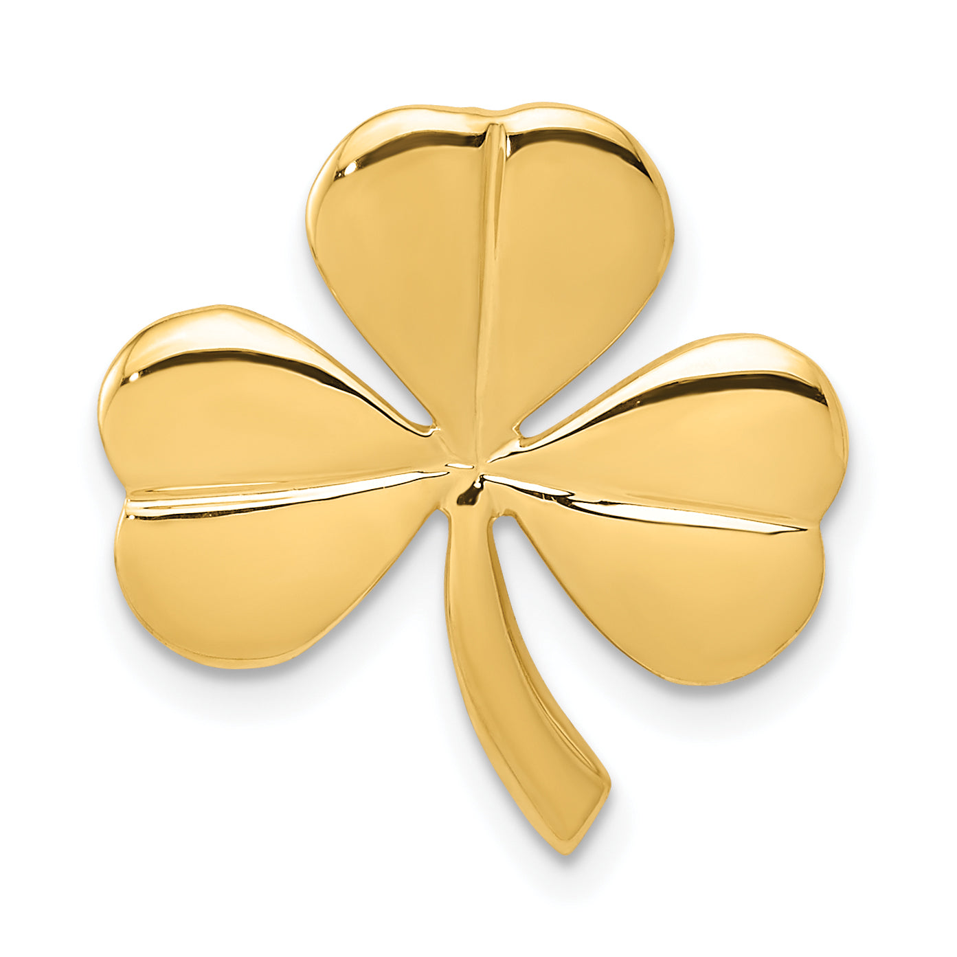 14k Shamrock Chain Slide Main image