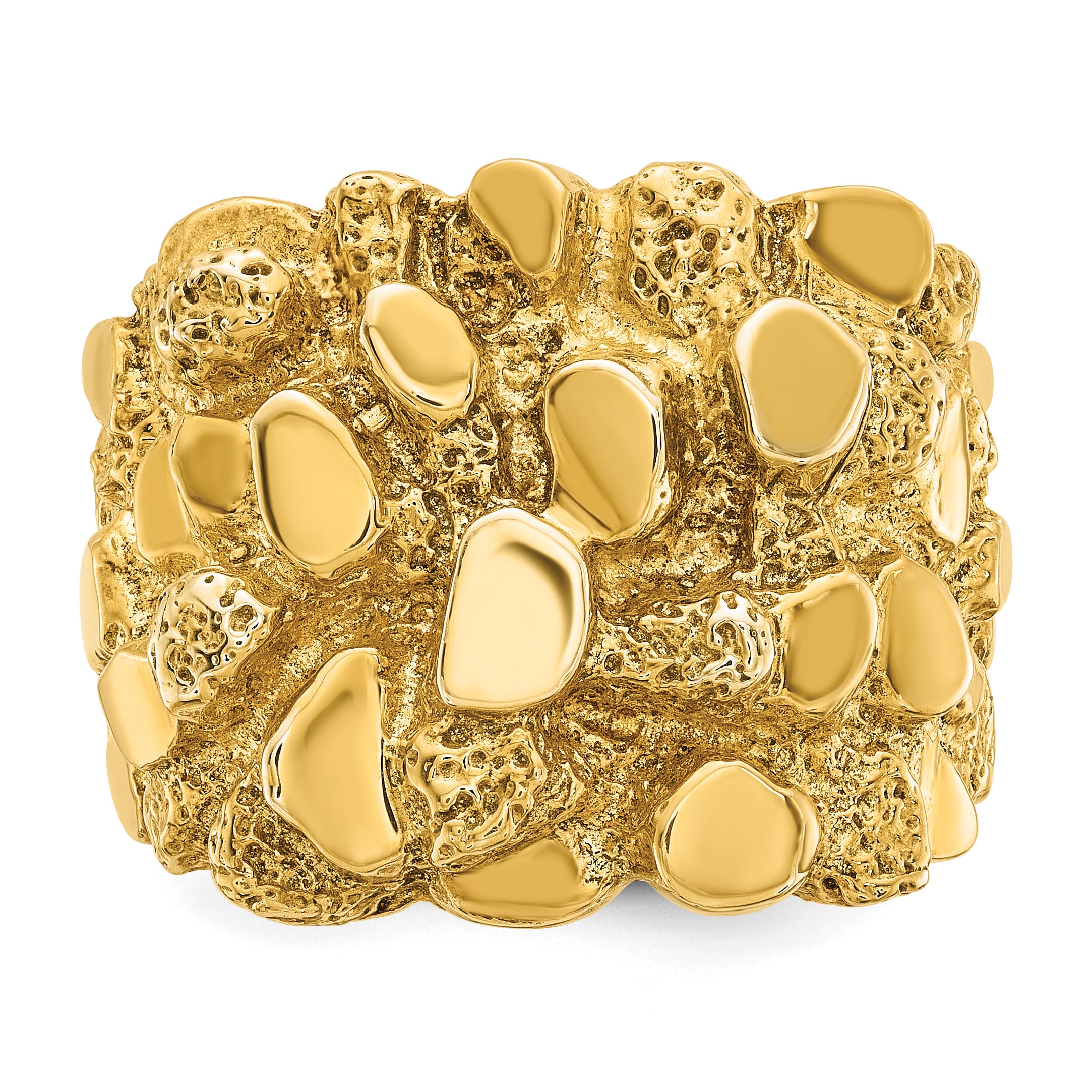 10k IBGoodman Men's Nugget Ring - 10