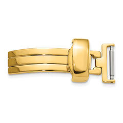 14mm Gold-tone Deployment Buckle