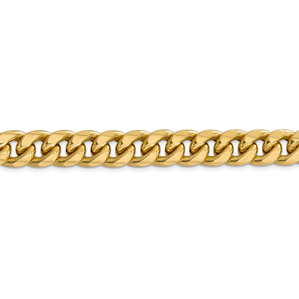 Sophia Jewelers 14K Yellow Gold Miami Cuban Chain, Polished 22