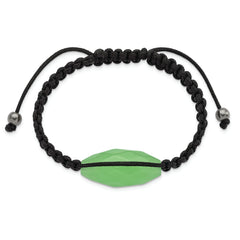 Aqua Agate & Hematite Women's Adjustable Bracelet by Sophia Jewelers