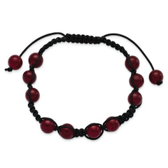 Red Aventurine Adjustable Wrap Bracelet for Women by Sophia Jewelers