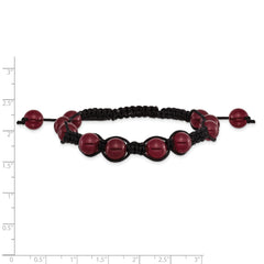 Red Aventurine Adjustable Wrap Bracelet for Women by Sophia Jewelers