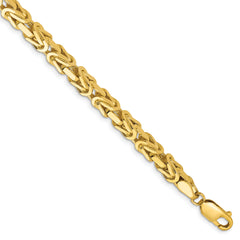 14K 5.25mm Byzantine Chain