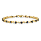 14k Sapphire Bracelet