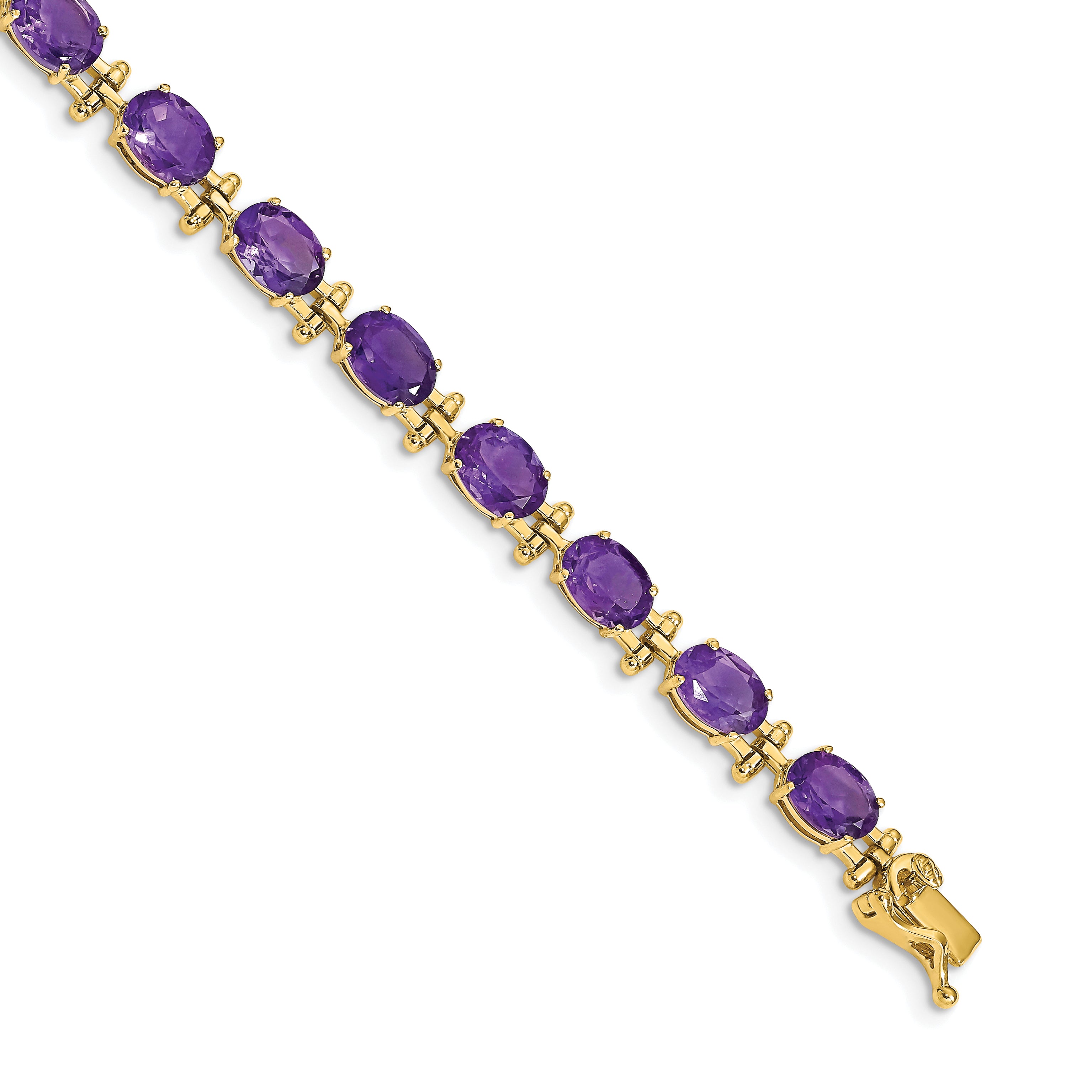 14k Amethyst Bracelet Main image