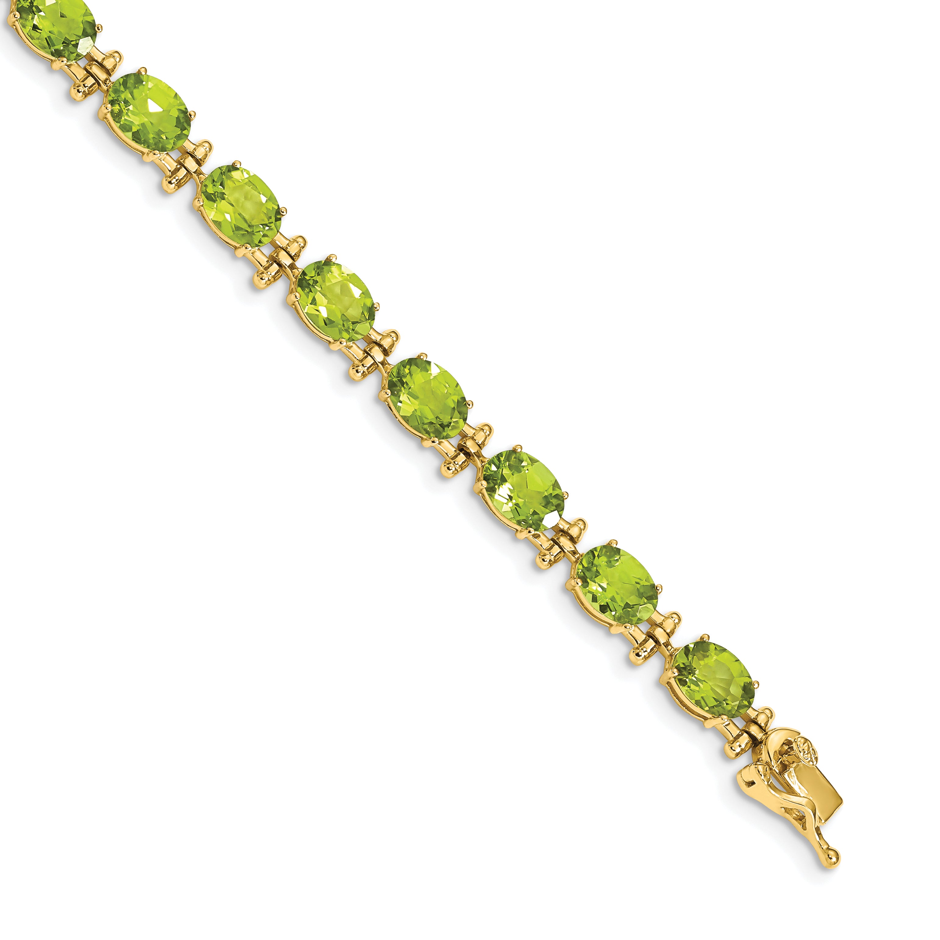 14k Peridot Bracelet Main image
