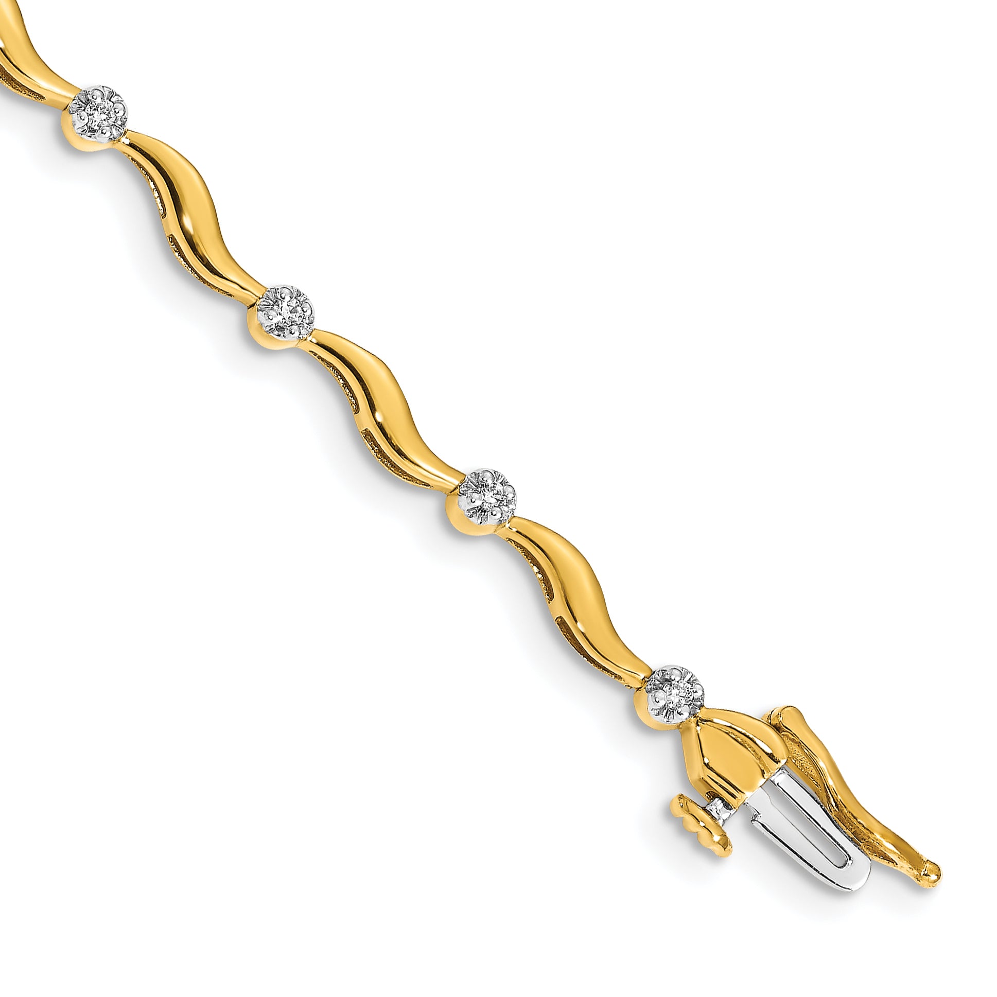 14k Diamond Bracelet Main image