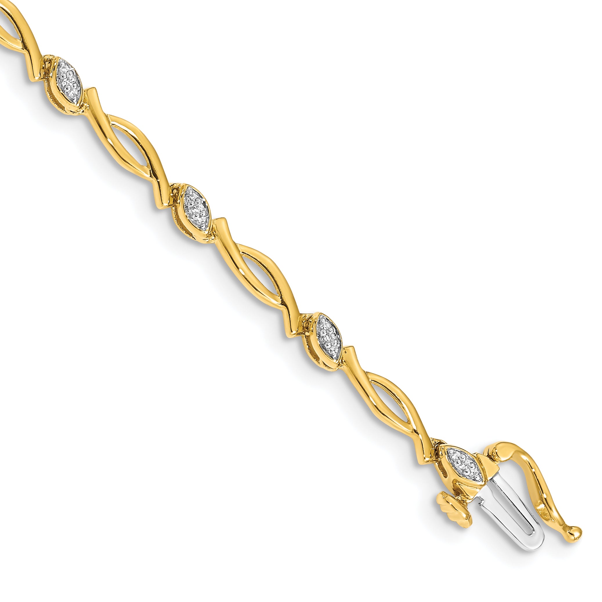 14k Diamond Bracelet Main image
