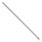 14k White Gold Illusion Setting Diamond Bracelet