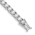 14k White Gold Illusion Setting Diamond Bracelet