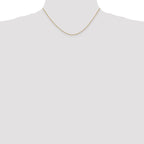 Box Chain Necklace in 14K Yellow Gold, 0.9mm