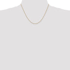Box Chain Necklace in 14K Yellow Gold, 0.9mm