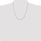 Box Chain Necklace in 14K Yellow Gold, 0.9mm