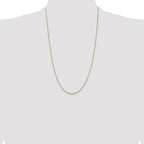 Box Chain Necklace in 14K Yellow Gold, 0.9mm