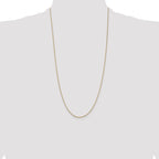 Box Chain Necklace in 14K Yellow Gold, 0.9mm