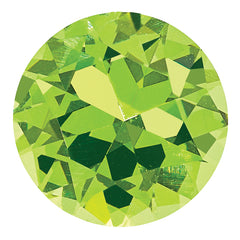 Nano Crystal 4mm Round August Birthstone