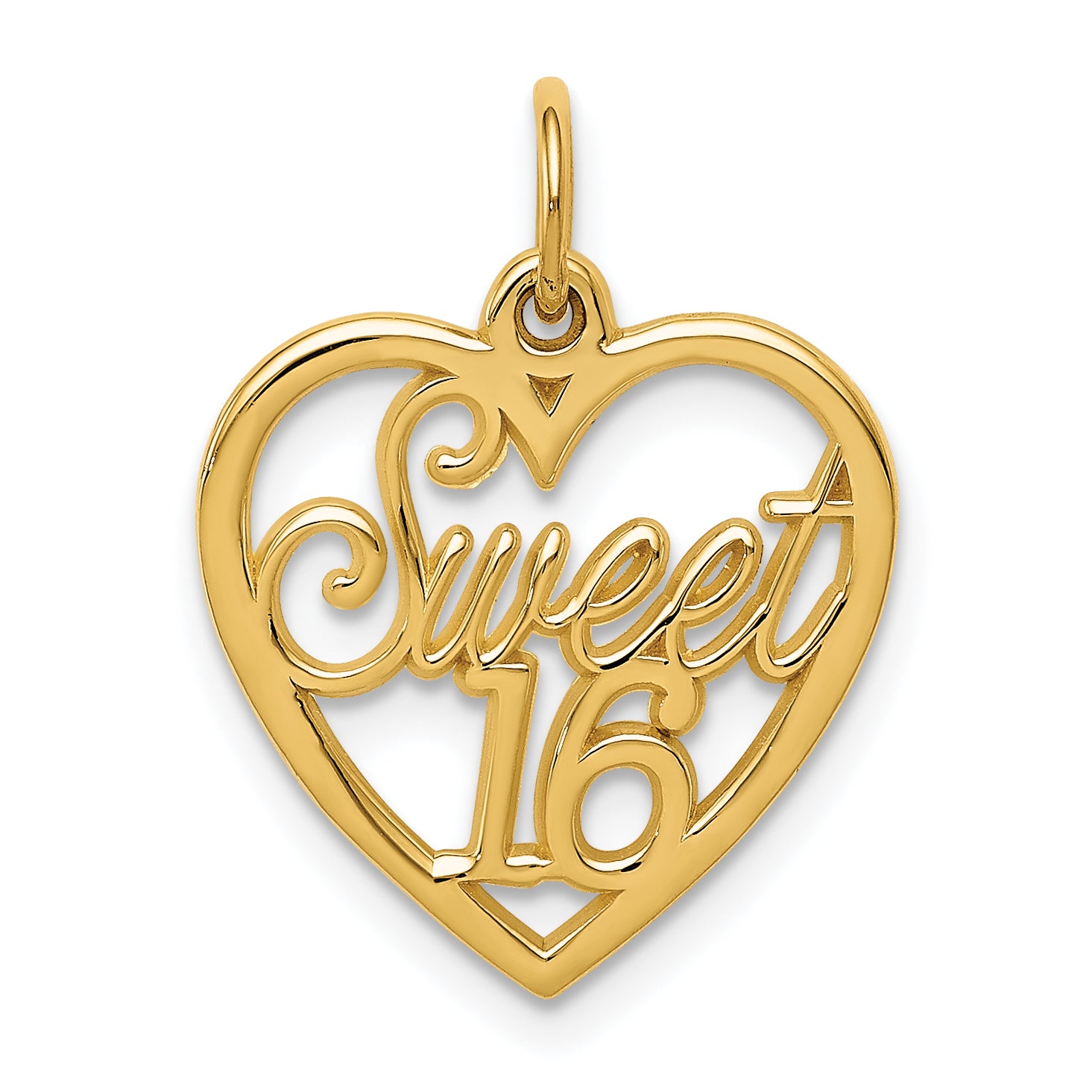 14k SWEET 16 Charm Main image