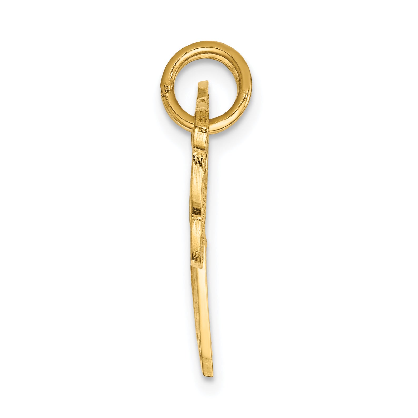 14K Gold Break Apart Key Pendants with Polished Finish Sophia Jewelers Secondary image