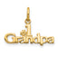 14k #1 GRANDPA Charm
