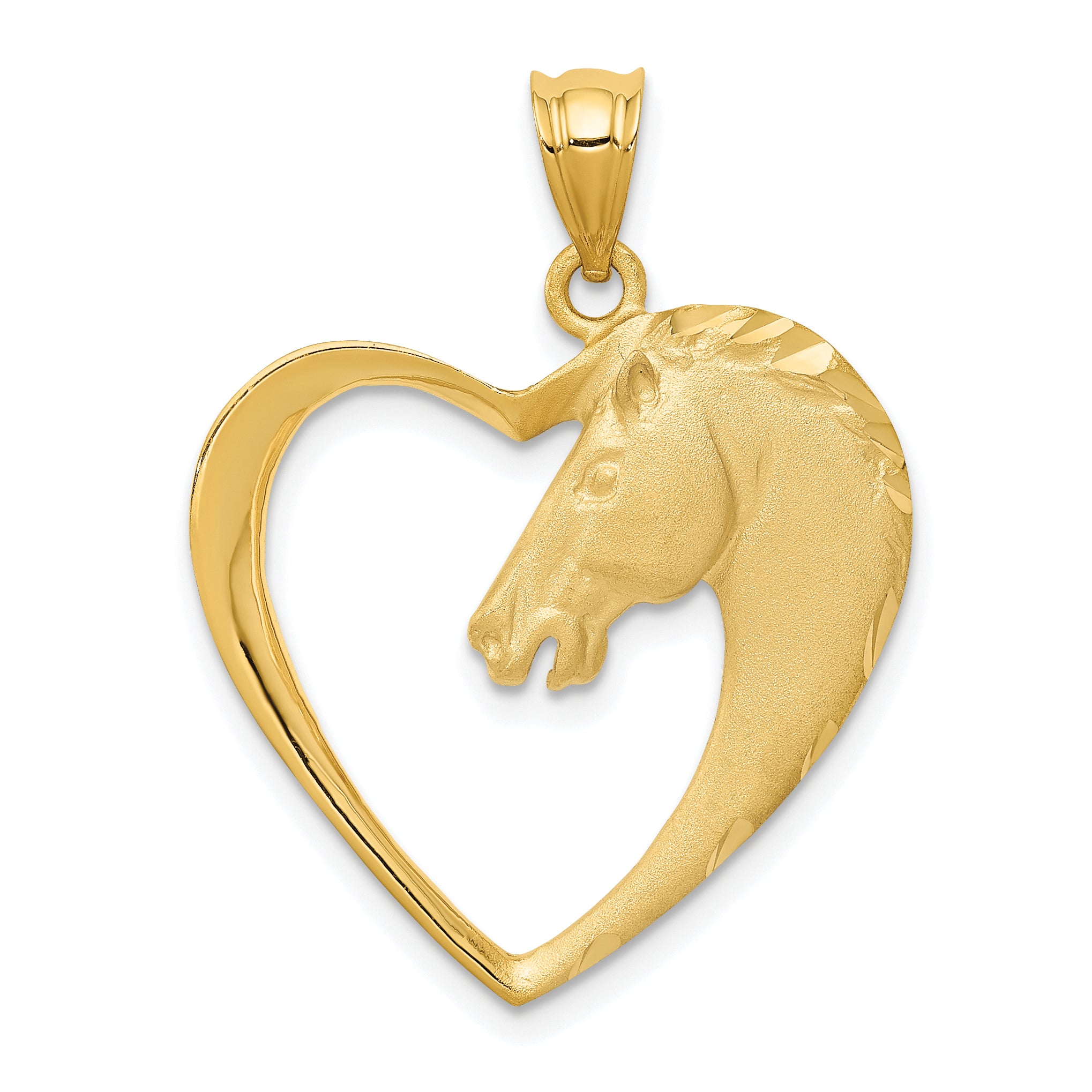 14k Horse Pendant Main image