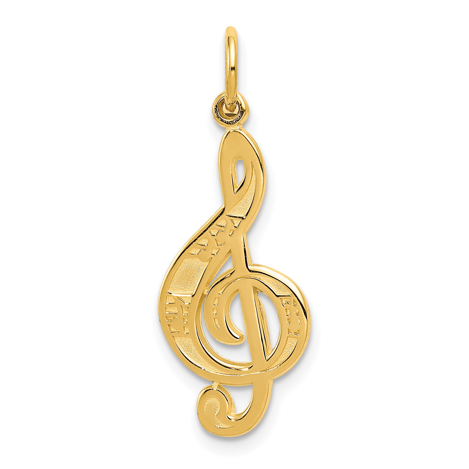 14k Treble Clef Charm Main image