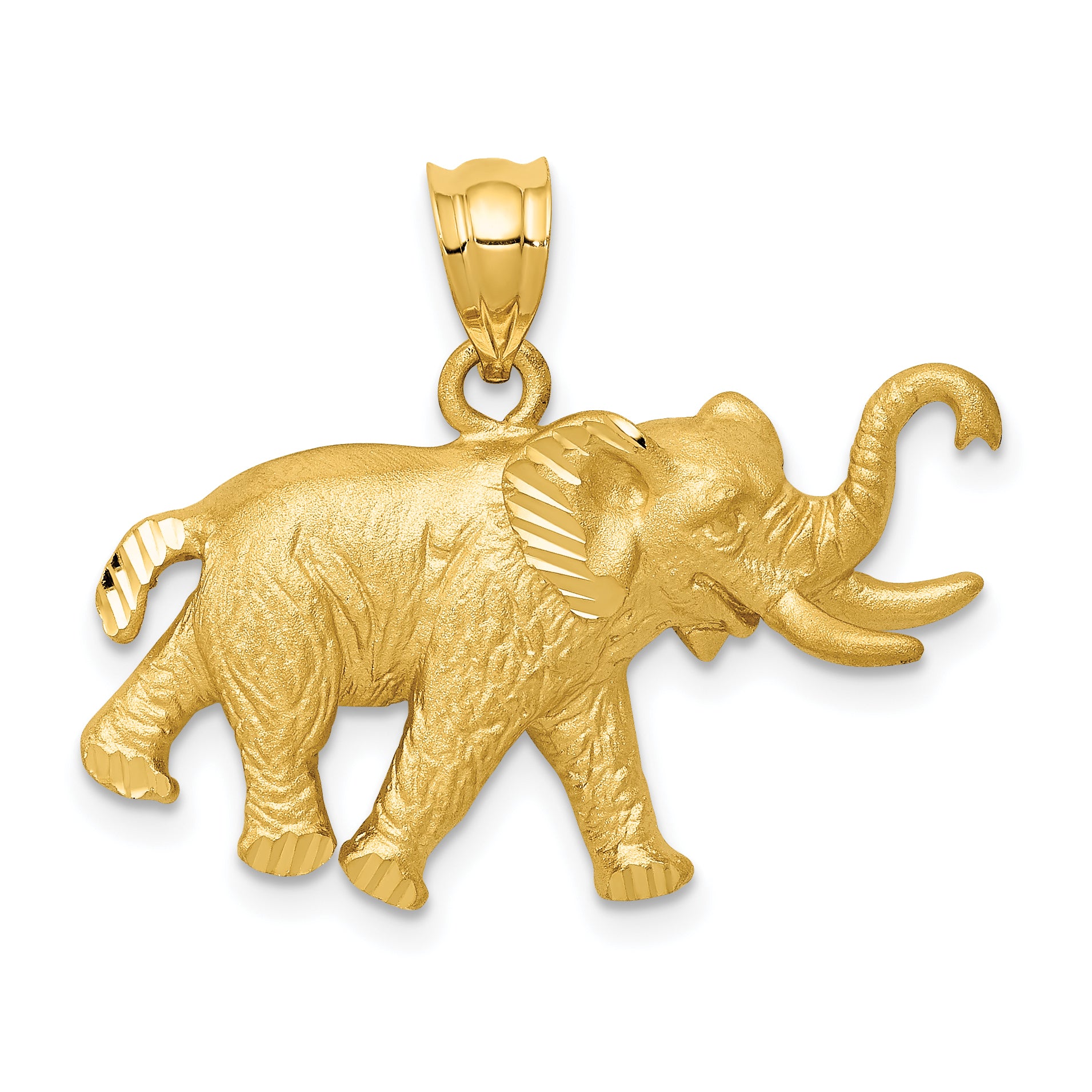 14k Elephant Pendant Main image