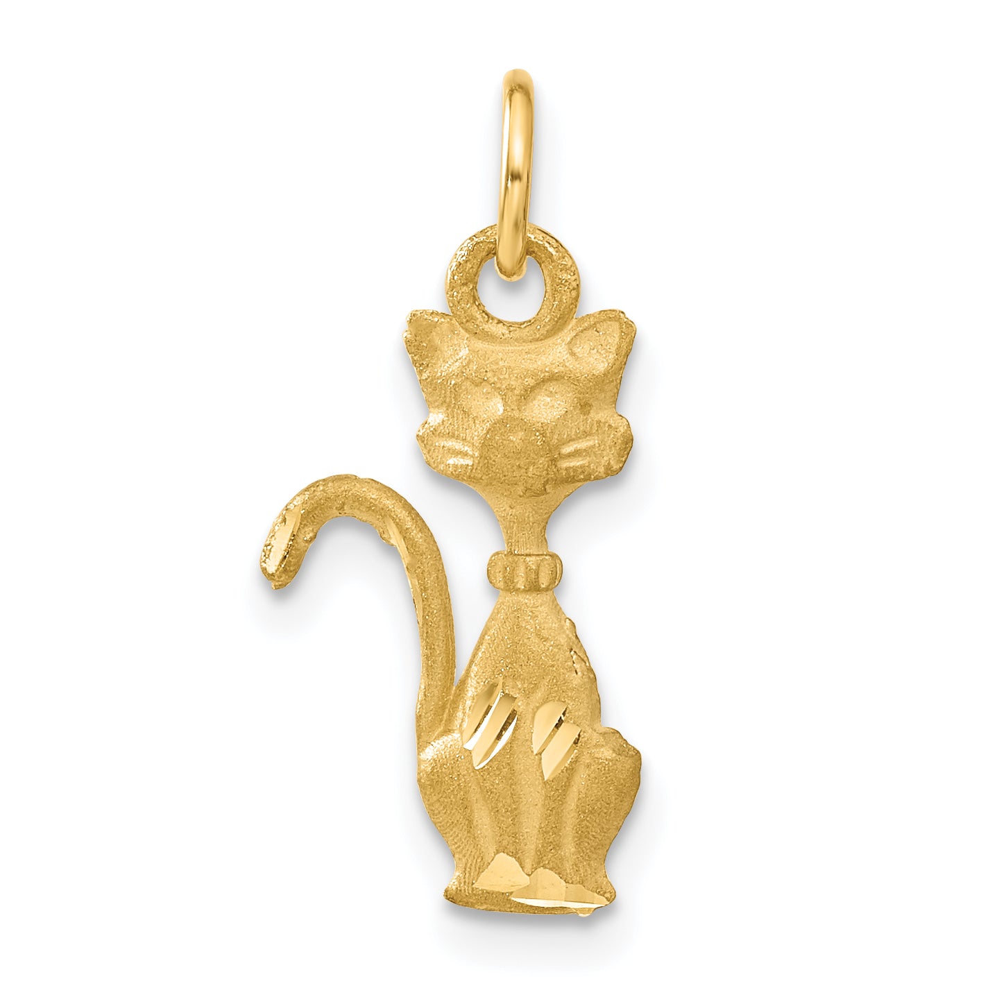 14k Satin Tom Cat Charm Main image